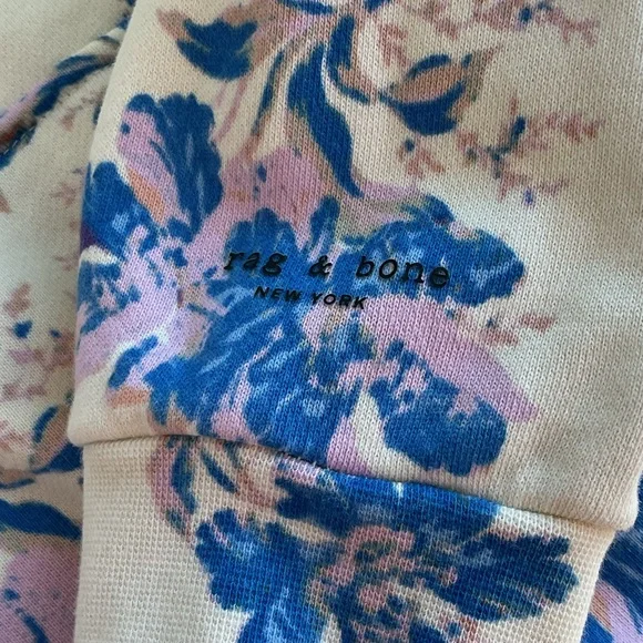 rag & bone women’s Floral Hoodie - Picture 6 of 8